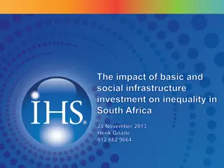 Impact of Basic and Social Infrastructure Investment on Inequality in South Africa
