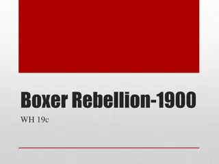 Boxer Rebellion 1900: Causes, Consequences, and The Eight-Nation Alliance Agreement