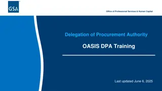 Understanding Office of Professional Services & Human Capital Delegation