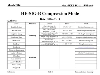 IEEE 802.11-15/0349r1 Authors & Affiliations in March 2016