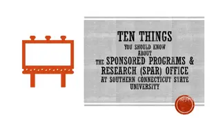 Insight into SPAR Office at Southern Connecticut State University
