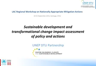 Mitigation Actions Workshop Impact Assessment and Transformational Change