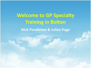 GP Specialty Training in Bolton - Essential Guidelines for Success