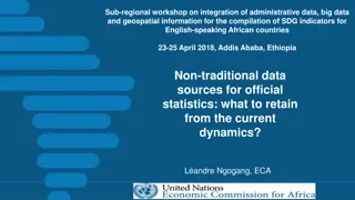 Utilizing Non-traditional Data for Official Statistics in Africa