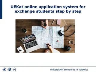 Online Application System for Exchange Students at University of Economics in Katowice