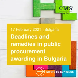 Understanding Deadlines and Remedies in Public Procurement in Bulgaria
