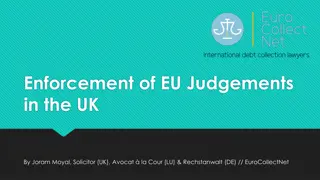 Enforcement of EU Judgements in the UK Post-Brexit: What You Need to Know