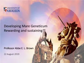 Sustainable Approach to Intellectual Property Rights in Developing Mare Geneticum
