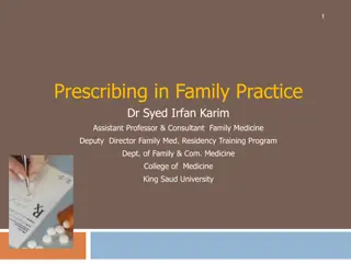 Rational Prescribing in Family Medicine