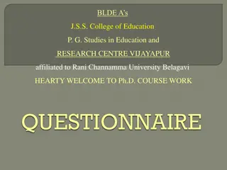 Mastering Questionnaire Design for Effective Research: A Comprehensive Guide