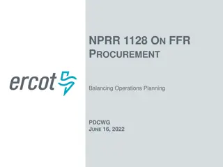 ERCOT's NPRR 1128 Proposal for Fast Frequency Response Procurement