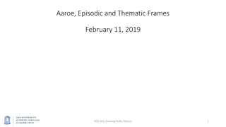 Understanding the Importance of Frames in Public Policy Debates