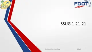 SunGuide Software Users Group Enhancements