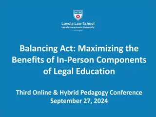 Benefits of In-Person Components in Legal Education