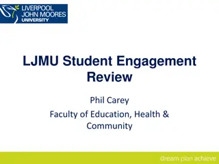 Enhancing Student Engagement at LJMU: Review and Insights