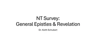 General Epistles and Book of Revelation Background and Author Information