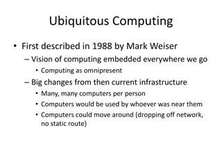 Revolutionizing Computing: Ubiquitous Computing Overview