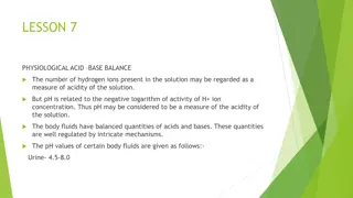 Understanding Physiological Acid-Base Balance