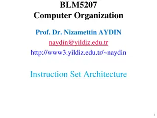 Understanding Computer Organization and Instruction Set Architecture