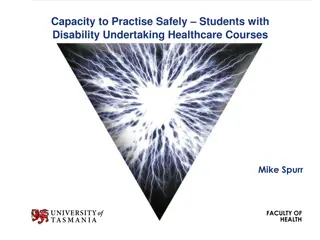 Ensuring Safe Practice for Students with Disability in Healthcare Courses