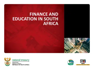 Insights into Fiscal Constraints in South African Finance and Education