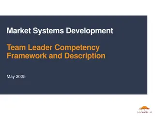 Market Systems Development Team Leader Competency Framework 2025
