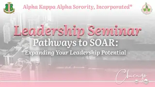 Alpha Kappa Alpha Sorority Leadership Seminar 2023 Overview