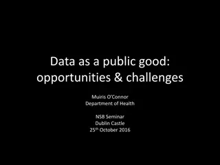 Unlocking the Potential of Public Data for Health Services and Wellbeing