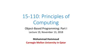 Understanding Object-Based Programming in Python