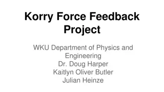 Innovative Korry Force Feedback Project Details