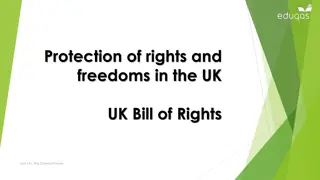 UK Bill of Rights: Evaluating the Need and Impact