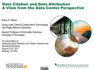 Data Center Perspectives: Insights into Data Citation and Attribution Practices