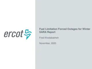 Fuel Limitation & Forced Outages in Winter SARA Report Analysis