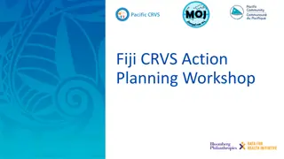 Fiji CRVS Action Planning Workshop Agenda and Proposal