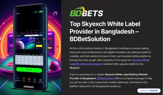 Top Skyexch White Label Provider in Bangladesh