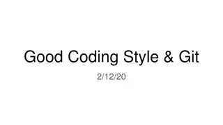 Essential Coding Style Guide and Git Best Practices