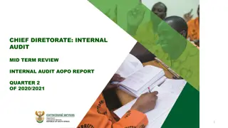 Internal Audit Mid-Term Review: Quarter 2 Report 2020/2021