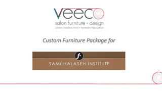 Unique Selection of Custom Furniture and Equipment for Various Settings