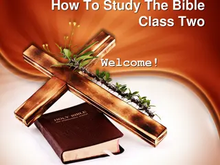 Effective Bible Study Methods and Practice Passages