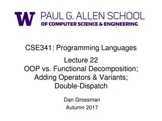 Understanding OOP vs. Functional Decomposition in Programming Languages