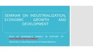 Key Role of Electricity in Industrialization and Sustainable Development