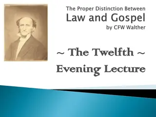 Understanding the Key Principles of Preaching Law and Gospel