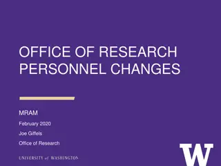 February 2020 Research Personnel Changes and Staff Updates
