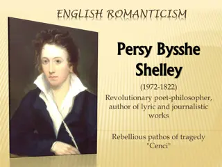Shelley: Revolutionary Poet-Philosopher of English Romanticism