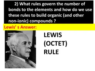 Understanding Lewis Octet Rule and Building Organic Compounds