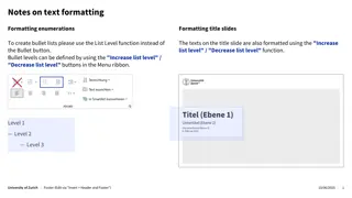 Effective Text Formatting Tips for Presentations