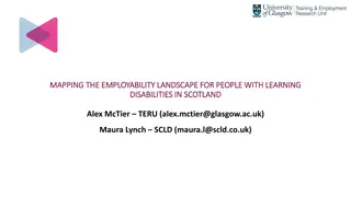Employability Landscape for People with Learning Disabilities in Scotland
