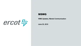 ERCOT Updates and Market Communication Highlights