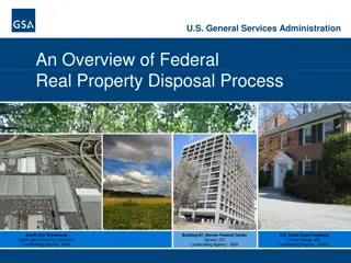 Federal Property Disposal Process Overview and Responsibilities