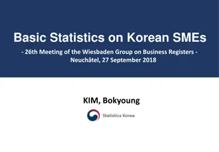 Understanding Korean SMEs Statistics and Business Register Implementation